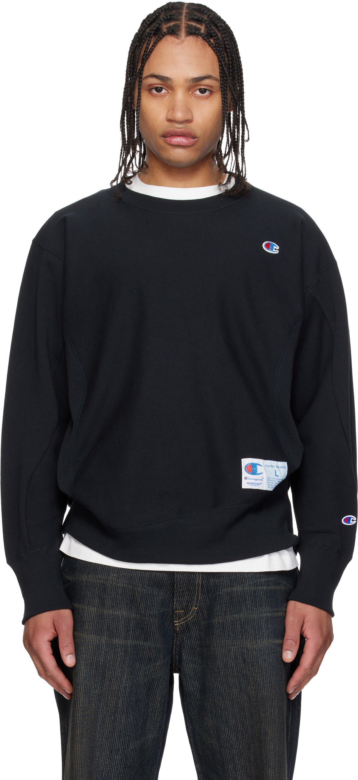 UNDERCOVER Black Champion Edition UC1E4809 Sweatshirt Undercover