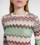 Missoni Zigzag lamé top