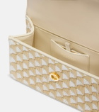 Bvlgari Serpenti Forever Mini raffia top-handle bag