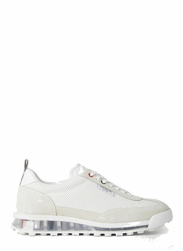 Photo: Thom Browne - Tech Runner Sneakers in White