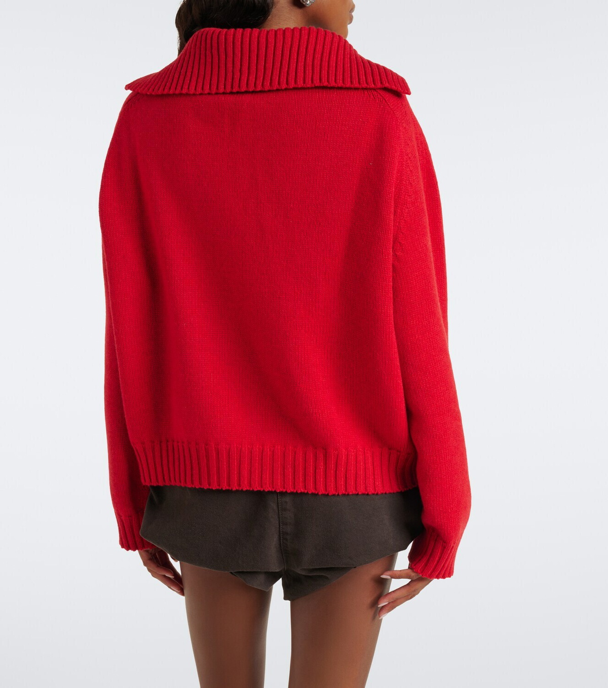 Magda Butrym Wool and cashmere polo sweater