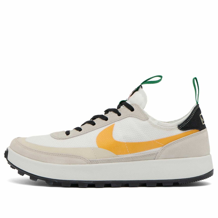 Photo: Nike X Tom Sachs General Purpose Shoe Sneakers in Summit White/University Gold/Birch