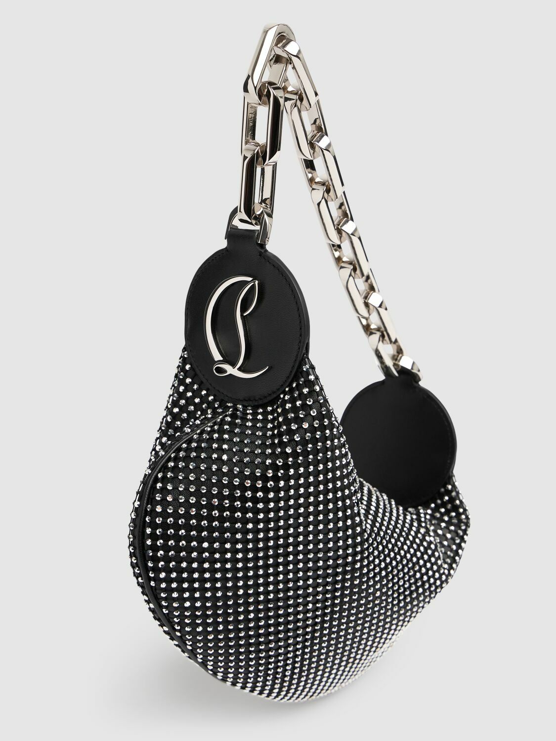CHRISTIAN LOUBOUTIN Le 54 Chain Leather Shoulder Bag