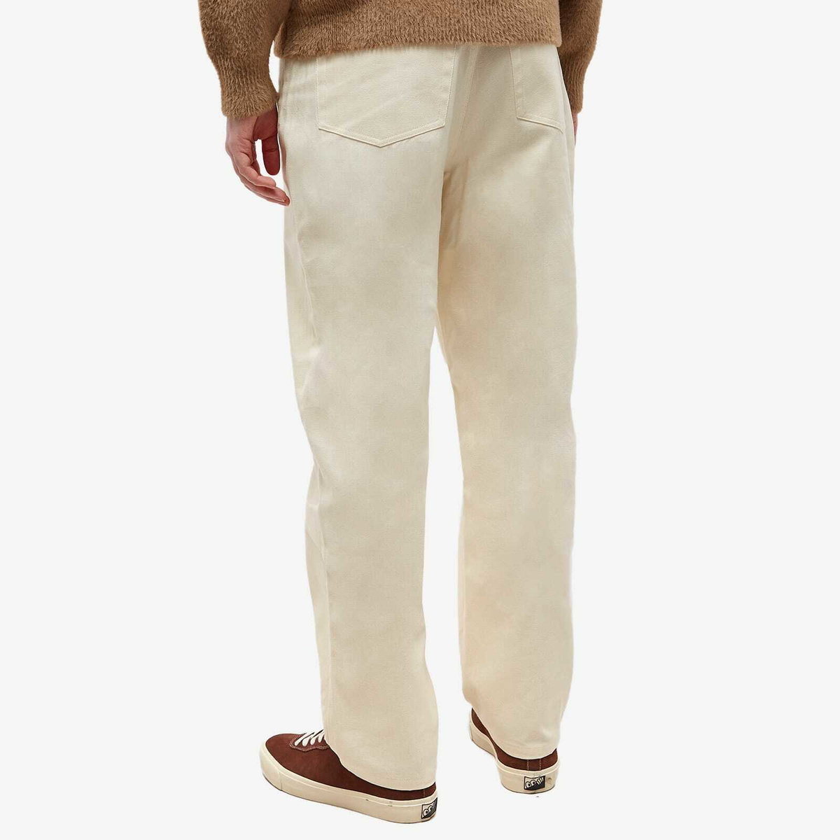 Pop Trading Company Men's Drs Pant in Off White/Canvas