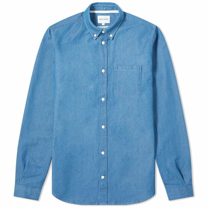 Photo: Norse Projects Anton Denim Shirt Sunwashed