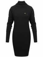 VIVIENNE WESTWOOD - Bea Wool & Cashmere L/s Mini Dress