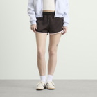 Adidas Women's 3S Sprinter Shorts in Aurora Coffee/Sandy Pink