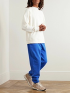 Les Tien - Tapered Garment-Dyed Cotton-Jersey Sweatpants - Blue