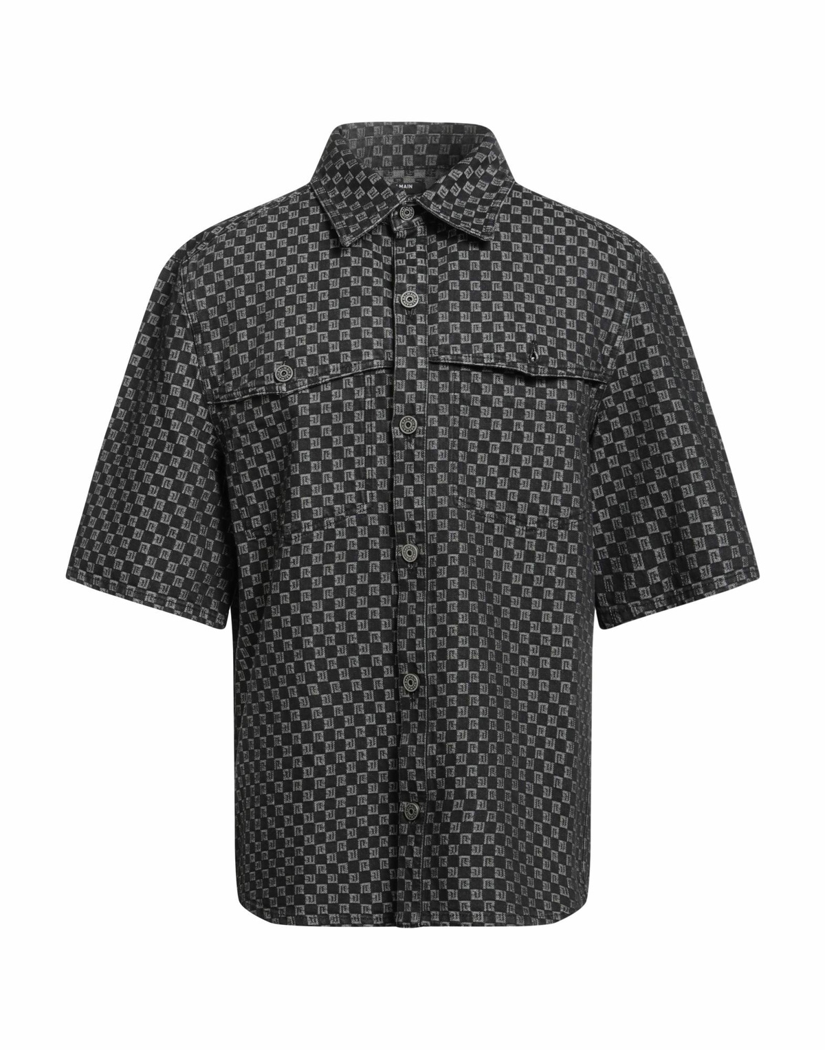 Balmain Mens Denim shirt in Black