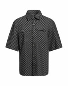 Balmain Mens Denim shirt in Black