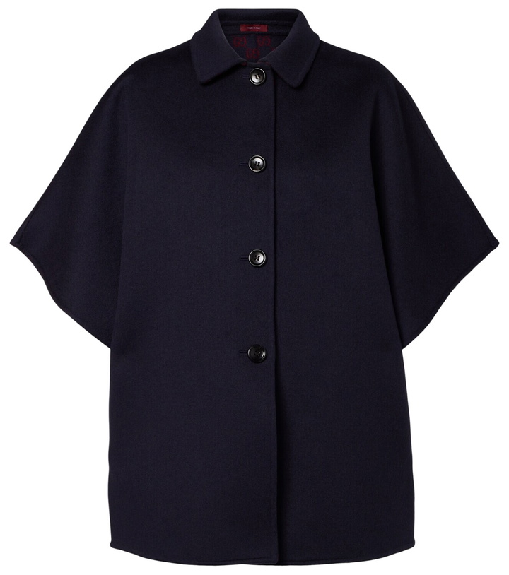 Photo: Gucci Single-breasted wool cape