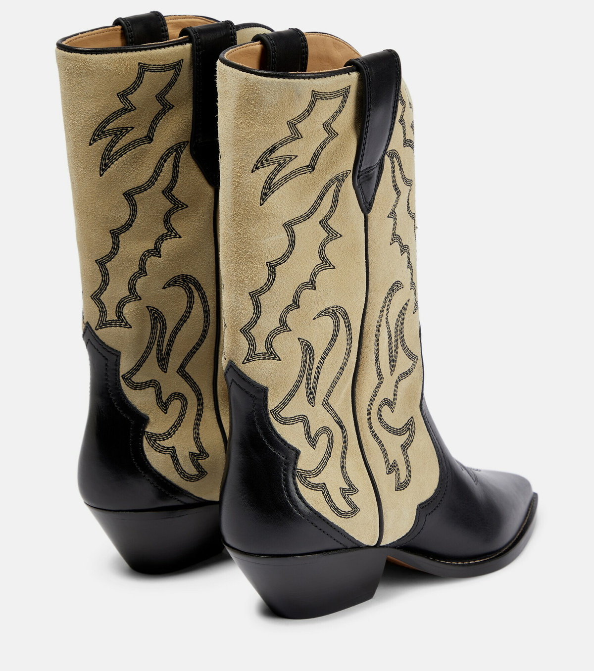 ブーツその他 ISABEL MARANT DUERTO WESTERN BOOTS IN SMOOTH LEATHER Duerto Cowboy Boots Woman taupe | ISABEL MARANT Official