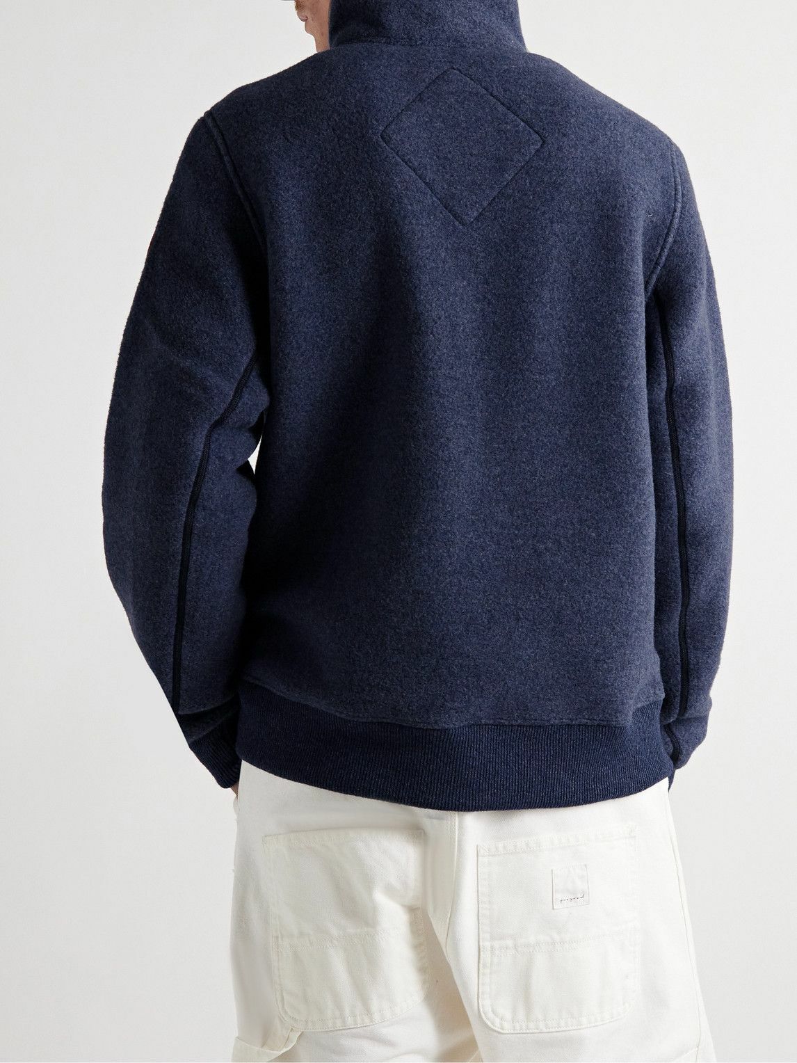 Canada Goose - Lawson Logo-Appliquéd Kind Fleece Jacket - Blue