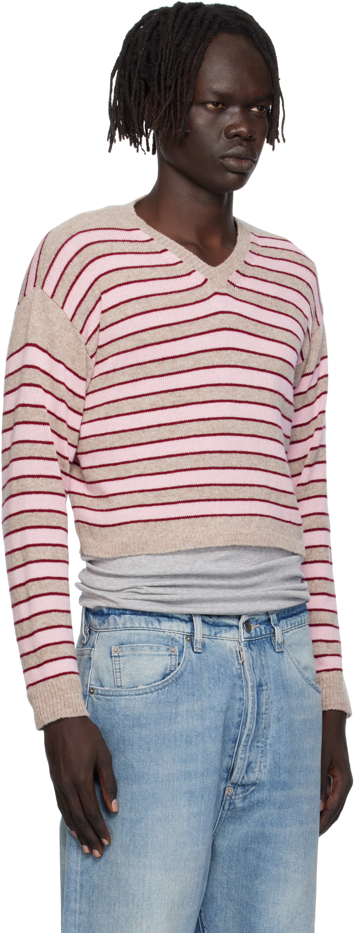 Ashley Williams Beige Molly Knit Sweater