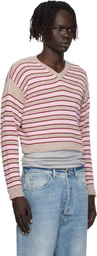 Ashley Williams Beige Molly Knit Sweater