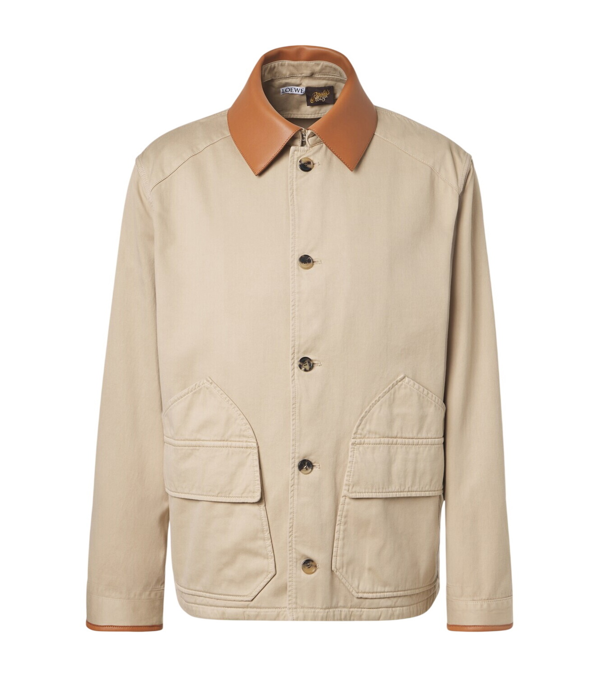 Loewe - Striped Cotton Jacket - Men - White Loewe