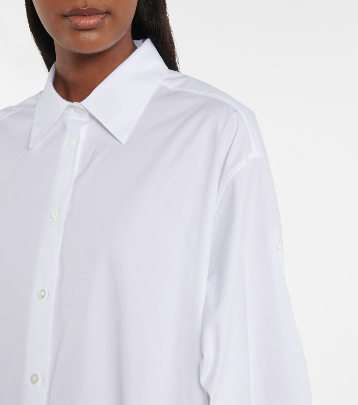 The Row Elden cotton poplin shirt The Row