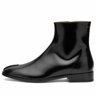MM6 Maison Margiela Men's Leather Ankle Boot in Black