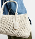 Polo Ralph Lauren Bellport woven leather tote bag