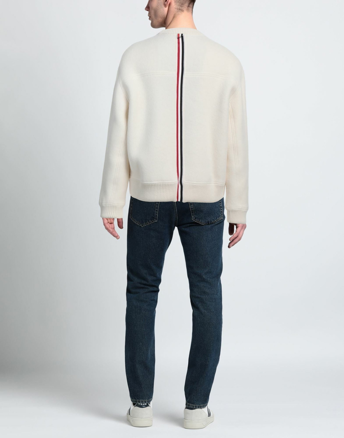 Thom Browne Mens Sweatshirt Cream