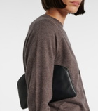 The Row Round leather coin purse