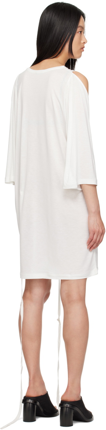Ann Demeulemeester White Melissa Minidress