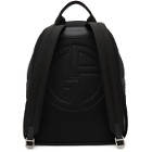 Giorgio Armani Black Nylon Backpack