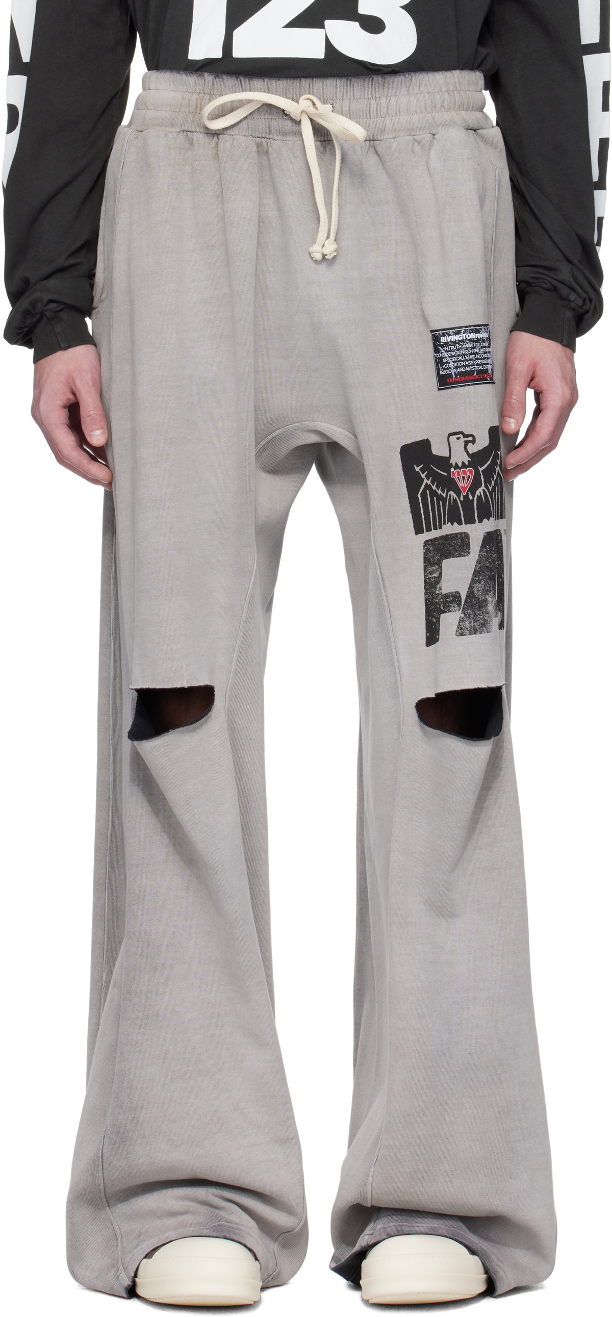 Rivington Roi Rebis Gray Flag Faster Flight Sweatpants