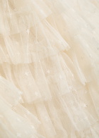 Needle & Thread Hattie Ruffled Tulle Gown Cream