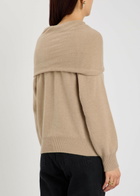 Tove Malia Layered-effect Cashmere Jumper Beige