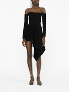 GAUGE81 Black Ansley Off-Shoulder Mini Dress