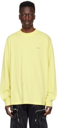 We11done Yellow Cotton Long Sleeve T-Shirt