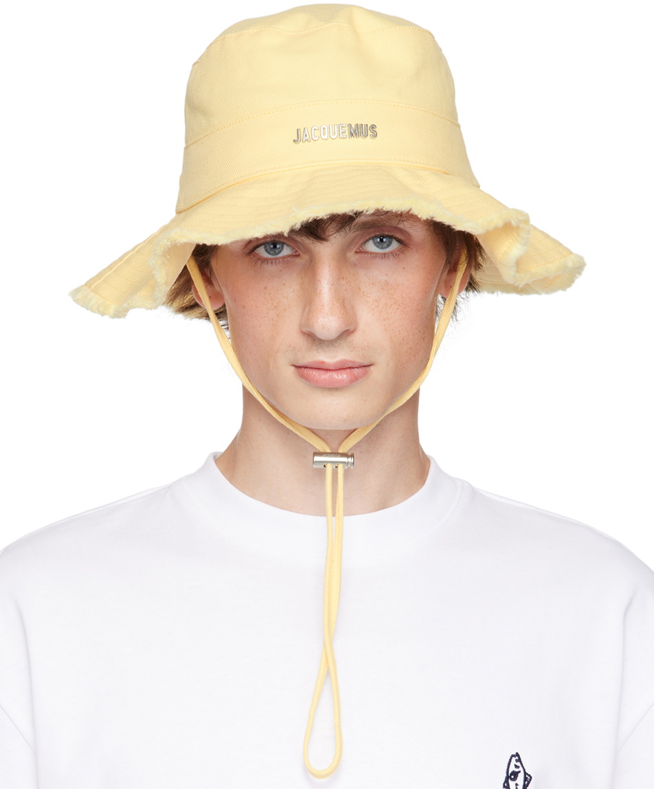 JACQUEMUS Yellow 'Le bob Artichaut' Hat Jacquemus