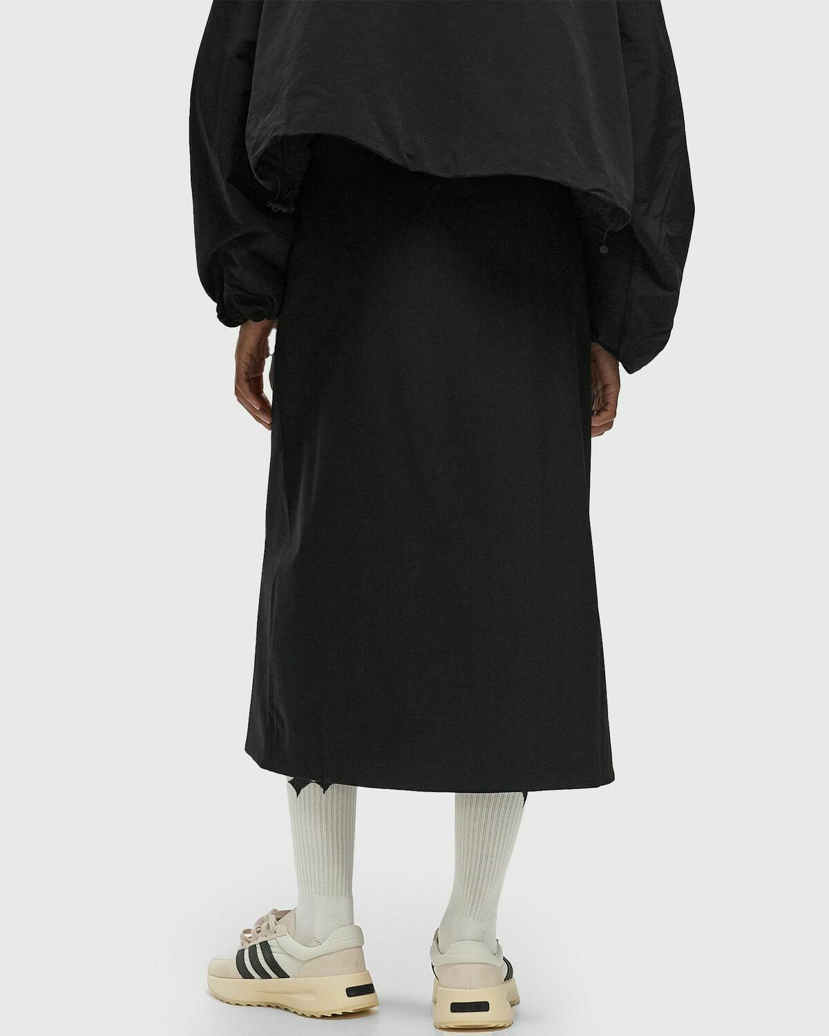 Fear Of God Essentials Bonded Nylon Wrap Skirt Black Skirts