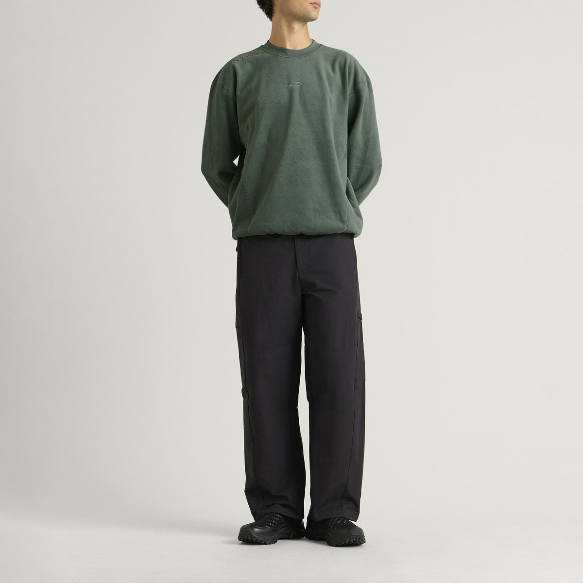 Oakley Men's Slush Polar Crewneck in Aviator Green