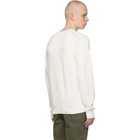 Helmut Lang Off-White Logo Sweater