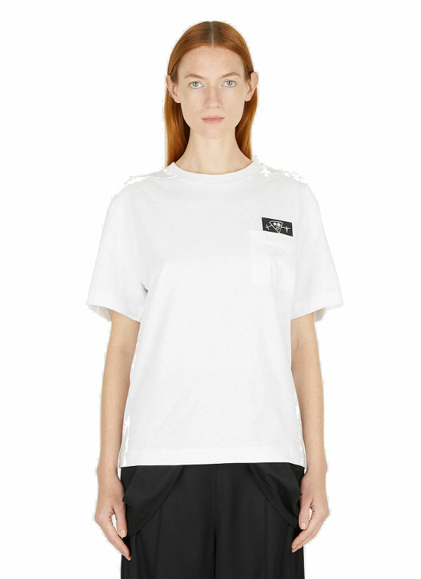 Photo: Logo Patch T-Shirt in White
