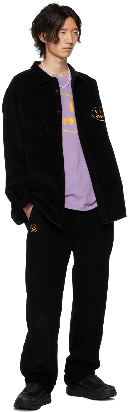 drew house SSENSE Exclusive Black Cotton Trousers drew house