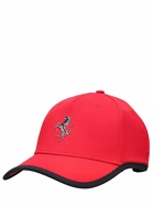 FERRARI - Logo Stretch Polyester Baseball Cap