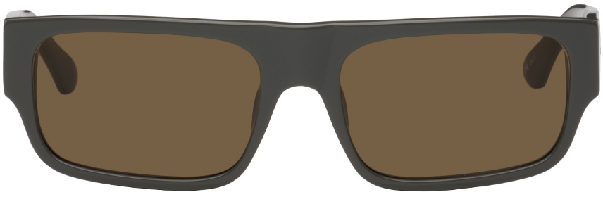 Dries Van Noten Gray Linda Farrow Edition 189 C2 Sunglasses Dries