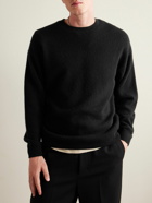 Auralee - Baby Cashmere Sweater - Black