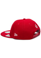 Saint Mxxxxxx X New Era Logo Cotton Snapback cap - Red - One Size