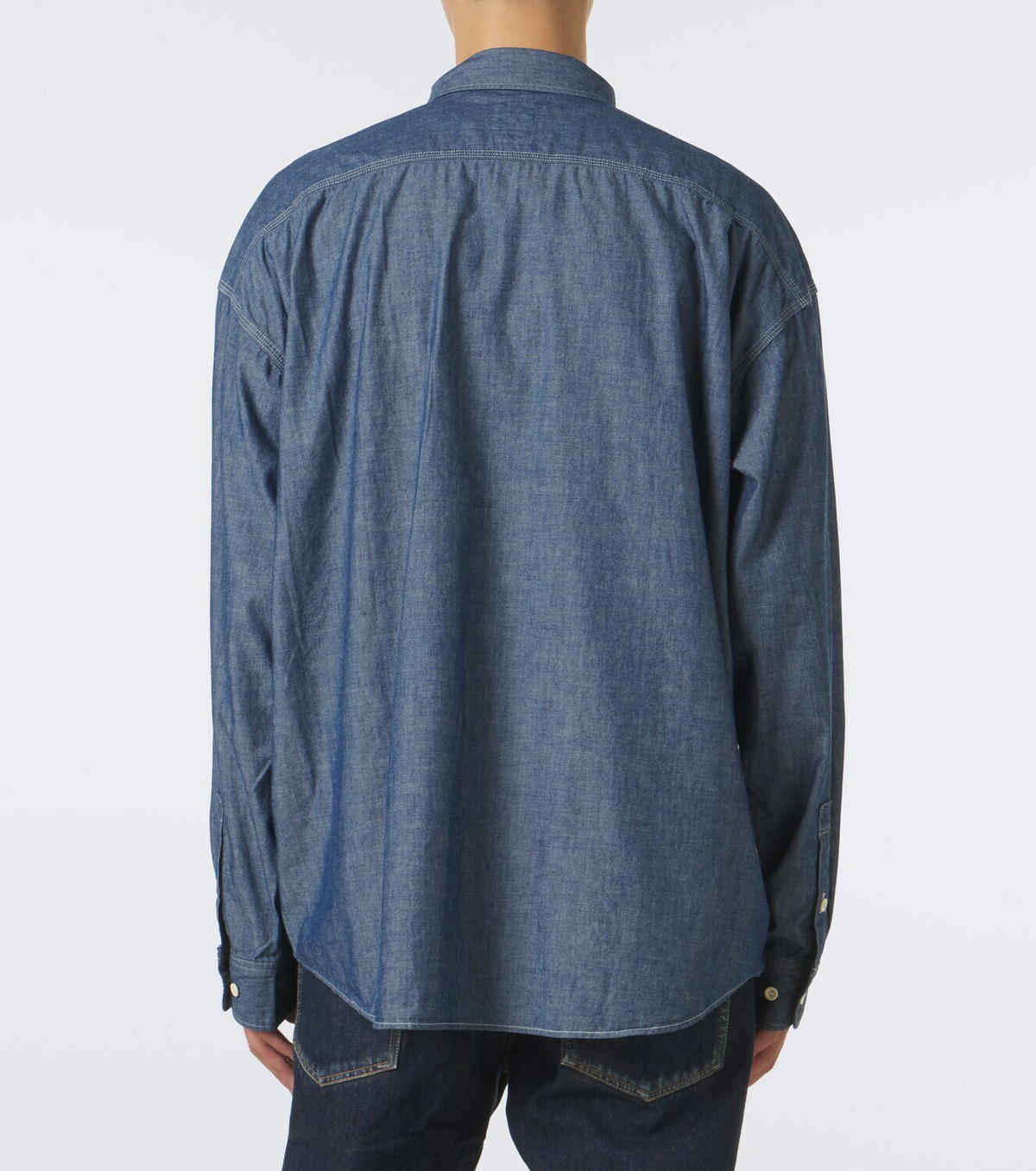 Visvim Langer cotton and silk chambray shirt