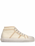 DOLCE & GABBANA - Vintage Effect High Top Sneakers