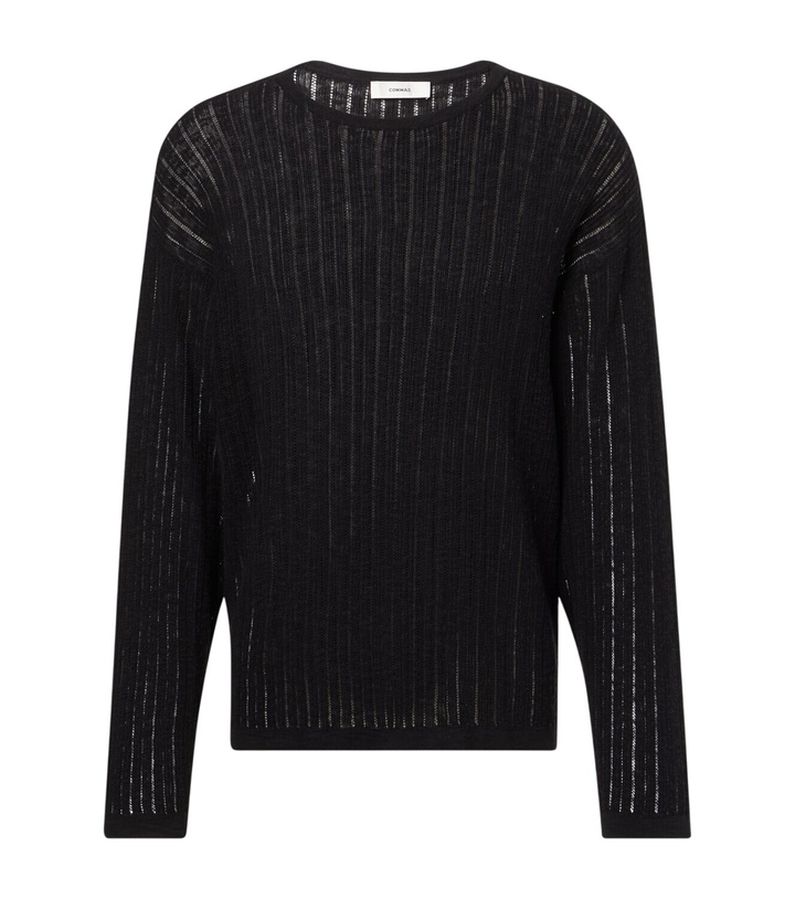 Photo: Commas Pointelle cotton and linen sweater
