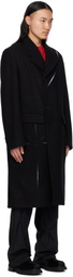 KUSIKOHC Black Origami Long Coat