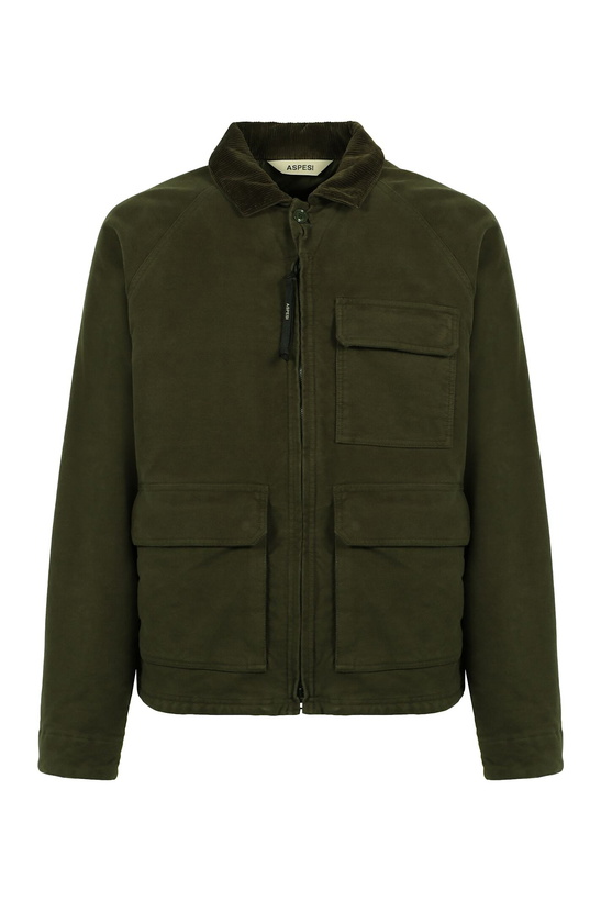 Photo: Aspesi Zippered Cotton Jacket