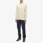 NN07 Men's Cohen Corduroy Shirt in Ecru