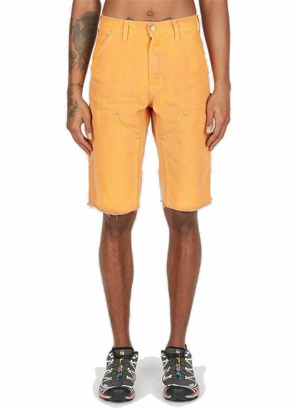 Photo: NOTSONORMAL - Washed Working Shorts in Orange