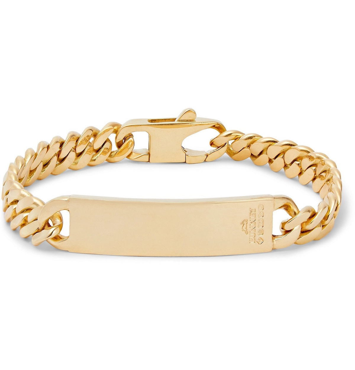 Photo: Bunney - 18-Karat Gold ID Chain Bracelet - Gold